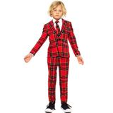 Carnaval Opposuits Lumberjack Kind - Rood - Blazer - Pantalon - Stropdas