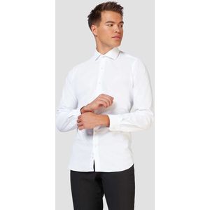 OppoSuits - Overhemd - Blauw - Katoen-Polyester Mix