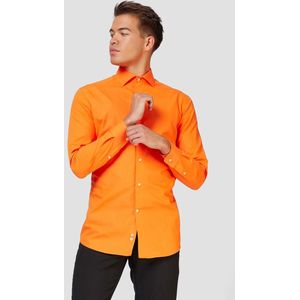 OppoSuits - The Orange Shirt - Overhemd - Oranje - Katoen-Polyester Mix