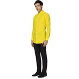 OppoSuits - Overhemd - Geel - Katoen-Polyester Mix