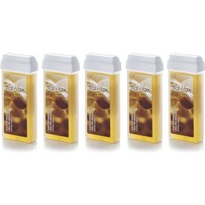 ItalWax Wax Cartridges 5x100ml Honey - Waxpatroon 5x100ml Honing - Total 500ml