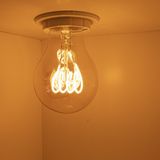 123led LED lamp E27 | Peer A60 | Filament | Goud | 1800K | Dimbaar | 3W (14W)