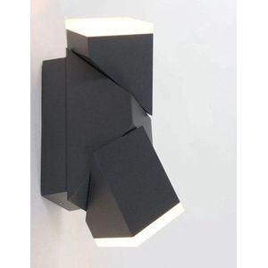 Wandlamp buiten | Oslo | 2700K | IP54 | 13W | Antraciet