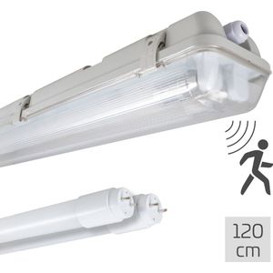LED's Light LED TL licht balk met sensor 120 cm - Bewegingssensor en nachtsensor - Waterdicht - 4200 lm