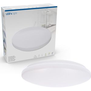 LED's Light Universele Plafondlamp 1500 - Geschikt voor badkamer IP44 - Warm wit (3000K) - 30 cm