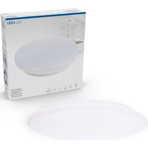 LED's Light Universele Plafondlamp 1900 - Geschikt voor badkamer IP44 - Koel wit (4000K) - 37 cm