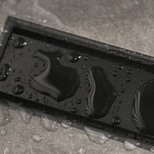 Easy drain Compact modulo taf black douchegoot 50cmRooster Zero+ M1 waterslot 50 mm zwart edm1tafzm500-50b