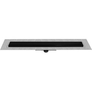 Easy Drain - Compact Modulo Taf Black - Douchegoot - Zwart - 100 cm
