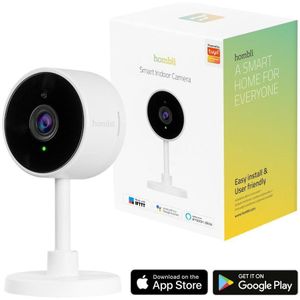 Hombli Beveiligingscamera - Voor binnen - Met WiFi - Bewegingsdetectie - Wit