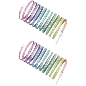 Hombli Smart LED Strip - RGB - 5 Meter - Wit en Gekleurd Licht - RGB - Bediening met app of stem - Wifi - 1 stuks