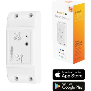 Hombli Smart Switch - Wifi Schakelaar – Bediening via Mobiele App – 2300W