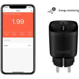 Hombli - Slimme Stekker - Zwart - 220V - WiFi - Timerfunctie - 1 stuks