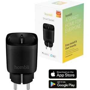 Hombli Smart Socket - Slimme Stekker - Zwart