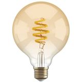 Hombli Smart Filament Bulb - E27 G95 - Amber - Globe - Warm wit licht - Vintage look - Wifi - 1 Stuk