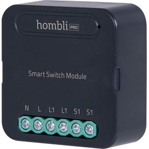 Hombli Smart Switch Module - Retrofit Wifi schakelaar voor enkele wandschakelaar of stopcontact – Bediening via Mobiele App - Geen hub nodig