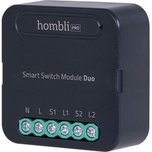 Hombli Smart Switch Module Du - Knoppen + Schakelaar - Zwart