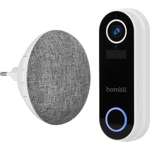 Hombli - Smart Doorbell 2 - 1080p Video Deurbel - Wit - Promopakket