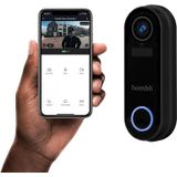 Hombli Slimme Deurbel 2 - 1080p Video Deurbel en Chime Promopakket, Tweewegsgesprek, Bewegingsdetectie, MicroSD en Cloudopslag - Zwart