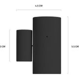 Hombli Slimme Draadloze Pir Bewegingsmelder - Directe Waarschuwing Via App - Zwart