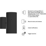 Hombli Slimme Draadloze Pir Bewegingsmelder - Directe Waarschuwing Via App - Zwart