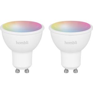 Hombli Slimme Verlichting Spot - (5W) RGB+CCT - Promo Pack 1+1 - 16 Miljoen Kleuren