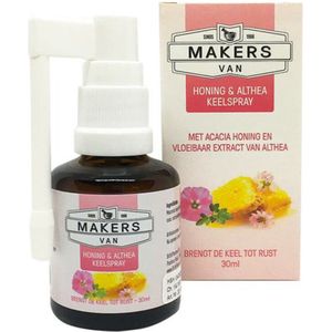 Hoestdrankmakers Honing & Althea Keelspray 30 ml