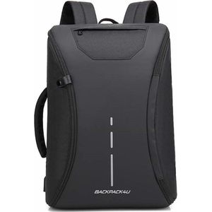 Backpack4U Rugzak - Geschikt voor Laptop - Zwart - Anti-Diefstal - Schooltas - Uniseks