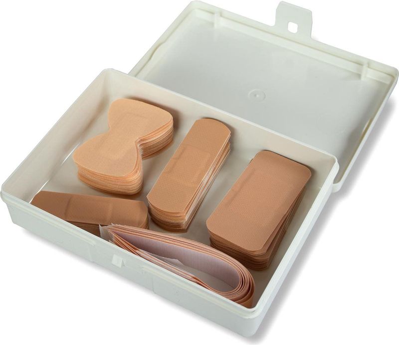 Pleisters - Bruin - Elastisch - 100 Stuks