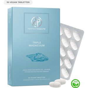 Magnesium - Triple Magnesium Bisglycinaat - 100% Vegan - 120 Tabletten