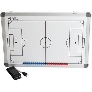 Agility Sports Coachbord Voetbal Magnetisch 45 Cm Wit