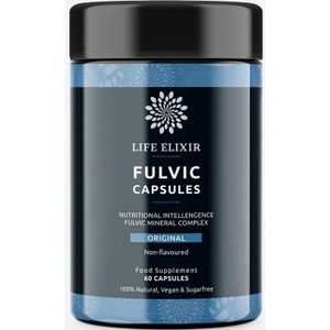 Life Elixir - Fulvinezuur Original Capsules - 60 Stuks - Natuurlijk Supplement - 25 mg per Capsule