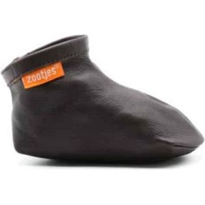 Zootjes - Babyslofjes - Chocolade Brown - Bio Leer