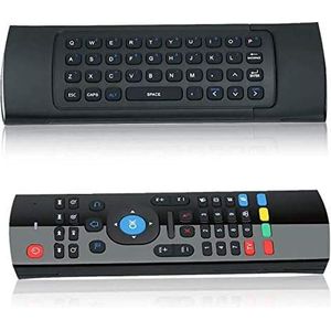 Lipa acc52 MX 3 Remote RAM Air Mouse, Zwart, Usb Receiver, Draadloos, Met toetsenbord, Met Airmouse, Universeel