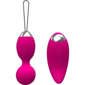 EZlove – Luxe Multifunctionele Vibratie Ei en Draadloze Veerontwerp Afstandsbediening met Clitorale Stimulatie voor Dubbel Genot – Paars