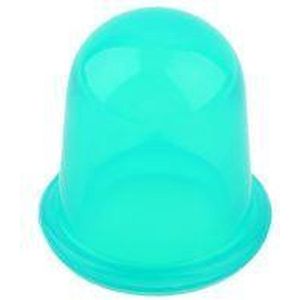 Cellulite 7cm massage cup siliconen groot formaat kleur groen