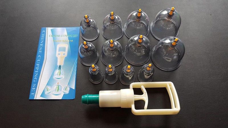 Professionele cupping set + NL handleiding + 6 magneten