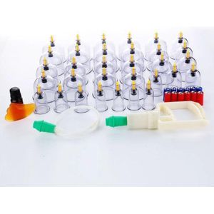 32  delige Vacuum Cupping Massage Therapy Set - Chinese Massage Anti Cellulitis Therapie Cuppingset + magneten + NL handleiding