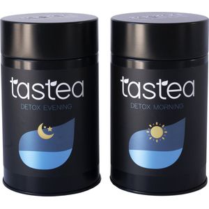 tastea Detox - 30 dagen detox kuur - Losse thee - Detox Morning & Detox Evening