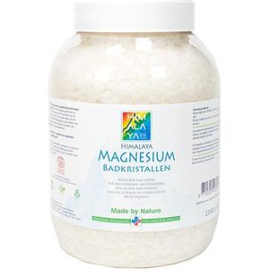 Himalaya Magnesium Badekristallen | 2,5 kg - geschikt voor levensmiddelen | 47% magnesiumchloride badzout