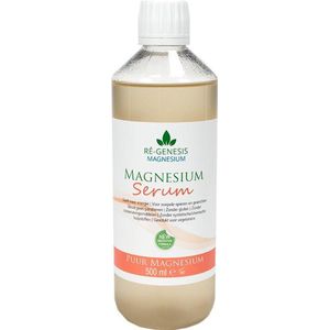 Ré-genesis Magnesium serum 500 ml | Navulfles voor Magnesium Serum Pompfles | Magnesiumchloride voor spieren