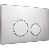 StarBlueDisc Doppio 20 Bedieningsplaat Mat Chroom Voor Geberit Sigma UP320/UP720