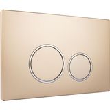 StarBlueDisc Doppio 40 Bedieningsplaat Champagne Goud Voor Geberit Sigma UP320/UP720