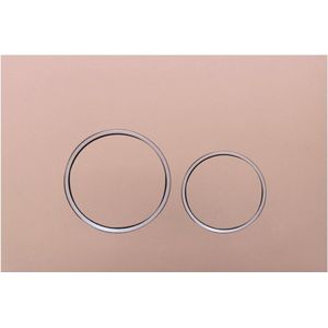 StarBlueDisc Doppio 50 Bedieningsplaat Rosé Goud Voor Geberit Sigma UP320/UP720