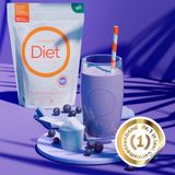 Orangefit Diet | Nr. 1 Consumentenbond | Plantaardige Afslankshake | Maaltijdvervanger | Maaltijdshakes | 850 gram | Bosbes
