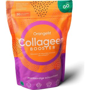 Orangefit Collageen Poeder - 300gr (30 porties) - Hyaluronzuur & Vitamine C / B8 - Supplementen - Voor Huid & Haar