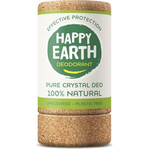 Happy Earth 100% Natuurlijke Deodorant Crystal Unscented 90 gr