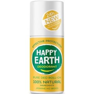 Happy Earth 100% Natuurlijke Deodorant Roller Jasmine Ho Wood 75 ml