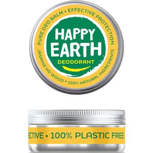 Happy Earth 100% Natuurlijke Deodorant Balm Jasmine Ho Wood 45 gr
