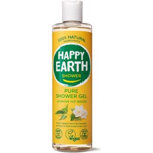 Happy Earth - Douchegel - Jasmine Ho Wood - 100% Natuurlijk - Biologisch Afbreekbaar