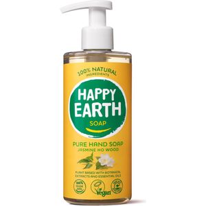 Happy Earth 100% Natural Hand Soap Jasmine Ho Wood Vloeibare Handzeep 300 ml